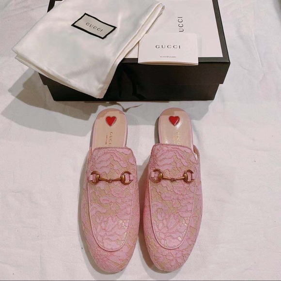 princetown lace slipper